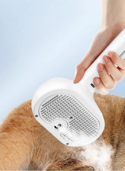 MimoSteam™ – Cepillo de Vapor 3 en 1 para Perros y Gatos